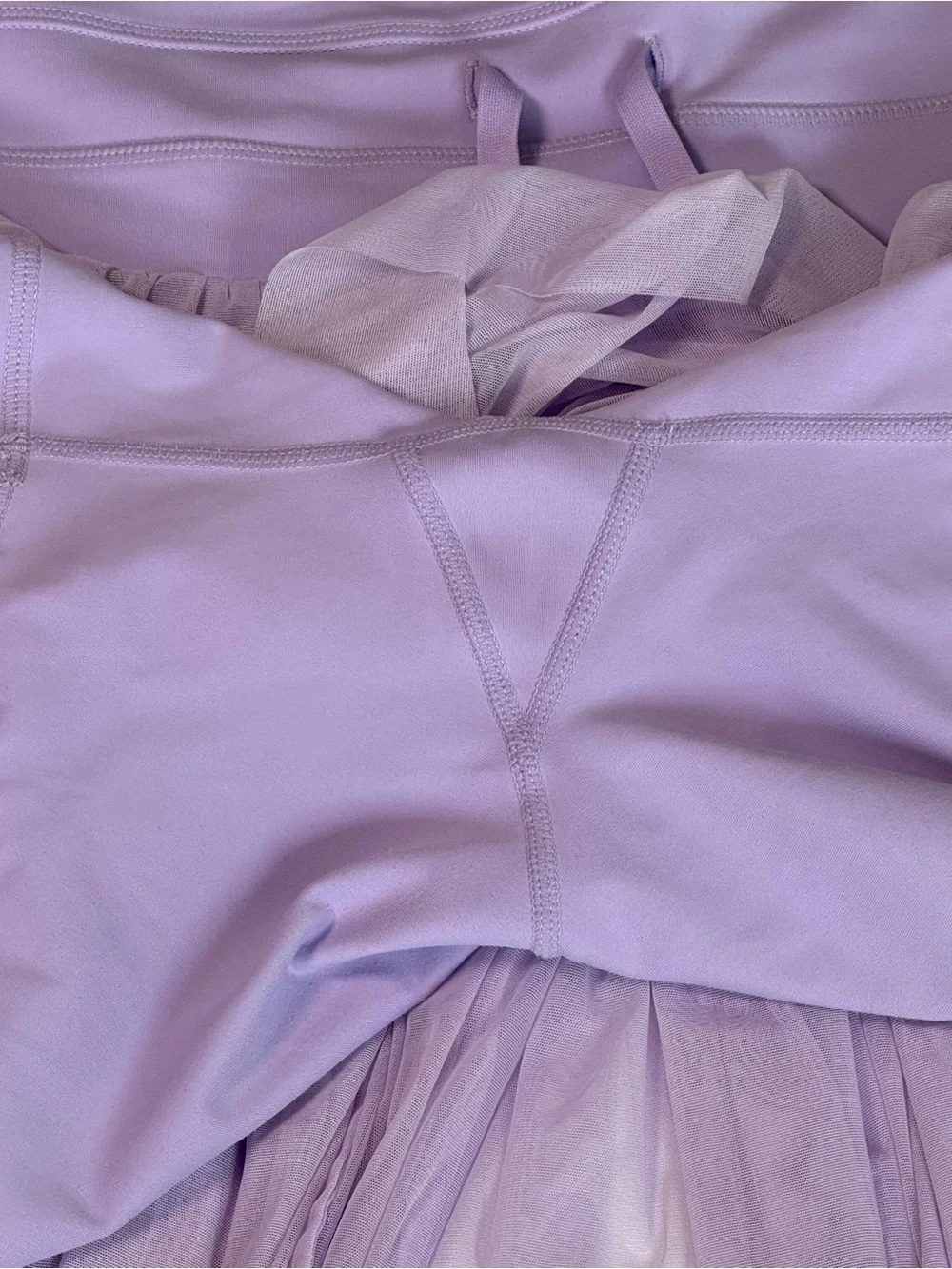 POPFLEX Pirouette Skort Digital Lavender XL Tennis Ballet Fairycore Activewear - Picture 5 of 11
